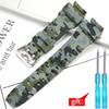 Pryskyřičný řemínek k hodinkám pro Casio GW9100 GW9200 Pánský TPU pásek Sportovní vodotěsné řemínky Camouflage doplňky