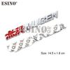 Neues Auto-Styling 3D-Metall-Chrom-Zink-Legierung Emblem Karosserie-Abzeichen-Aufkleber Aufkleber Auto-Zubehör