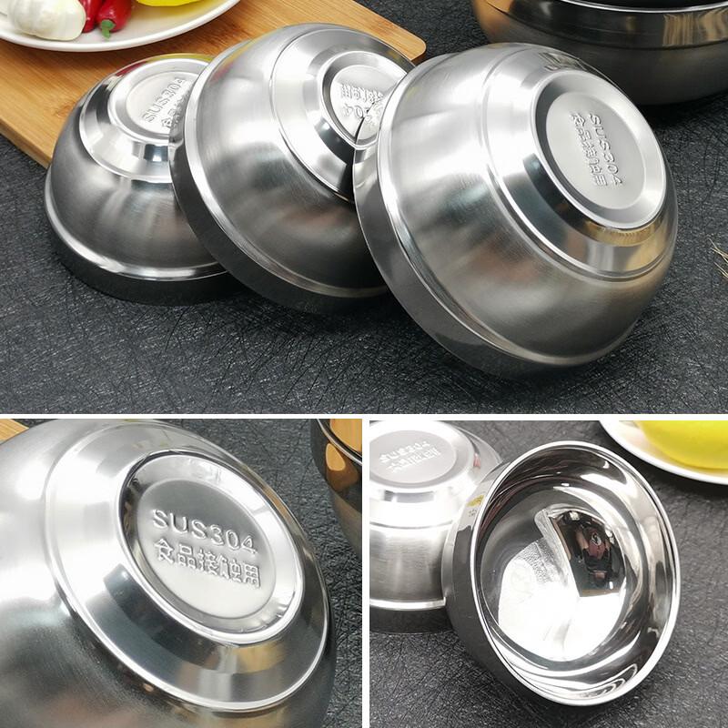 Hanlu 304 Stainless Steel Double-Layer Insulated Bowls