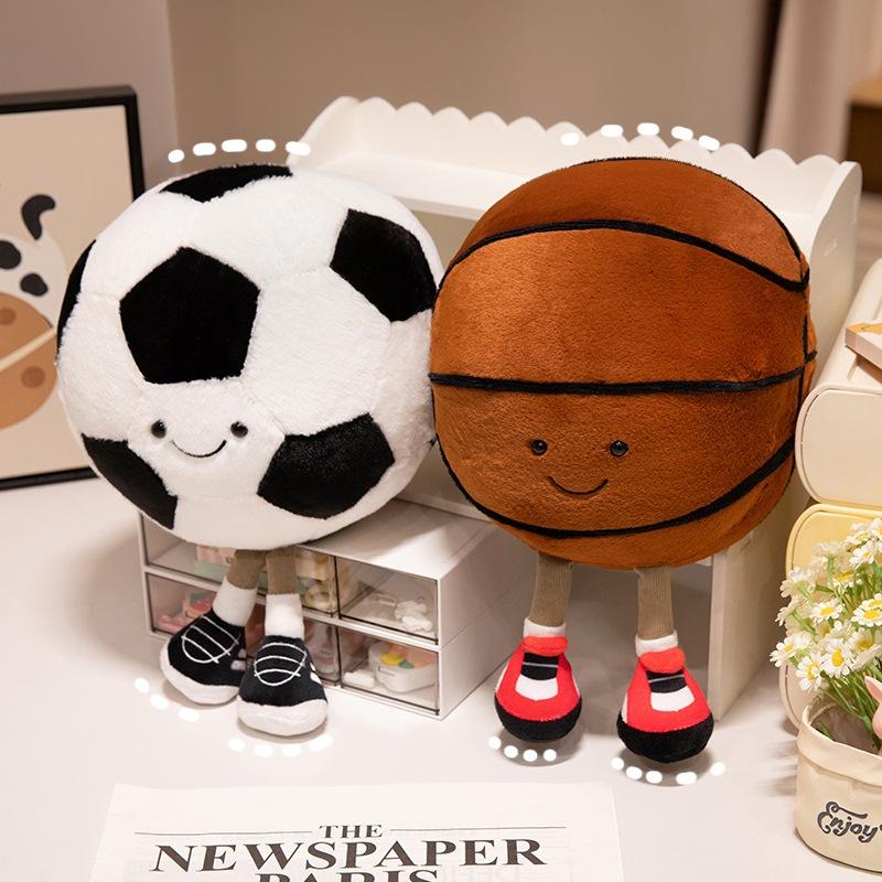 Creative Simulation Basketball Football Doll Boy Plush Toy Dolls Give Boyfriend Cute Birthday Gift