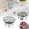 Hole Cover Kitchen Accessories Sink Round Ring Spare Cover Hollow Overflow Cover Sink Basin Cap