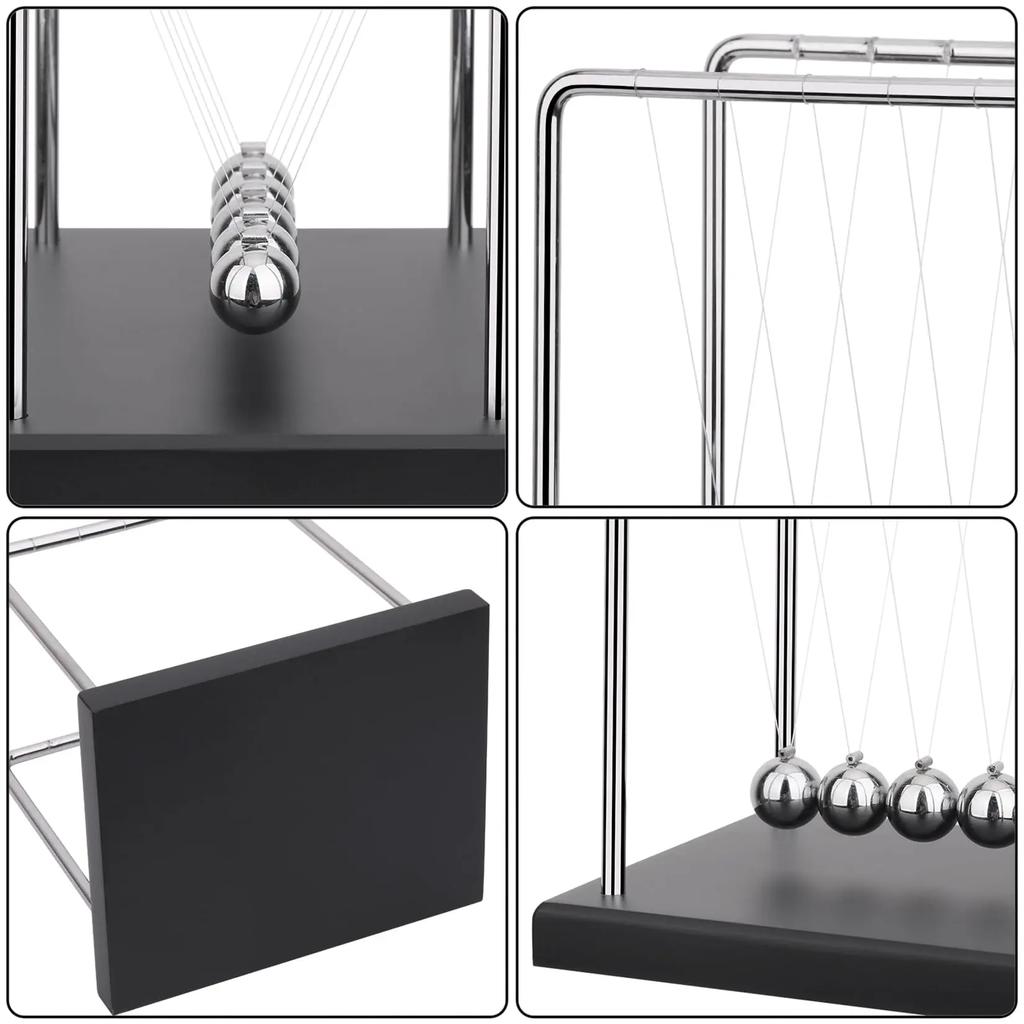Collision Energy Conservation Ball Book Nook Physics Science Toy Newton Balance Ball Interior Decoration Desk Accessories Home