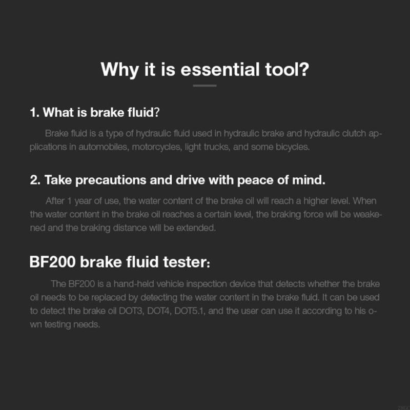 28GC Universal Auto-Brake Fluid Tester Digital Car Brake Oil Tool DOT3 DOT4 DOT5.1 LED Check Display Auto Oil Tool