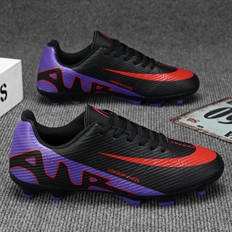 New Football Shoes Youth Game Professional Training Shoes Student Adult Grass Spike Sports Shoes