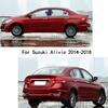 Car TPU/Glossy Mirror Pillar Post Cover Door Trim Window Molding Sticker Plate For Suzuki Alivio 2014 2015 2016 2017 2018