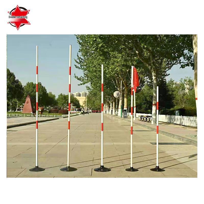 1,8m Rot-Weiß PVC Trainings-Markierungspfahl