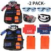 Gilet Tactique PIMPIMSKY 2 Pack Nerf N-strike Elite - Accessoires