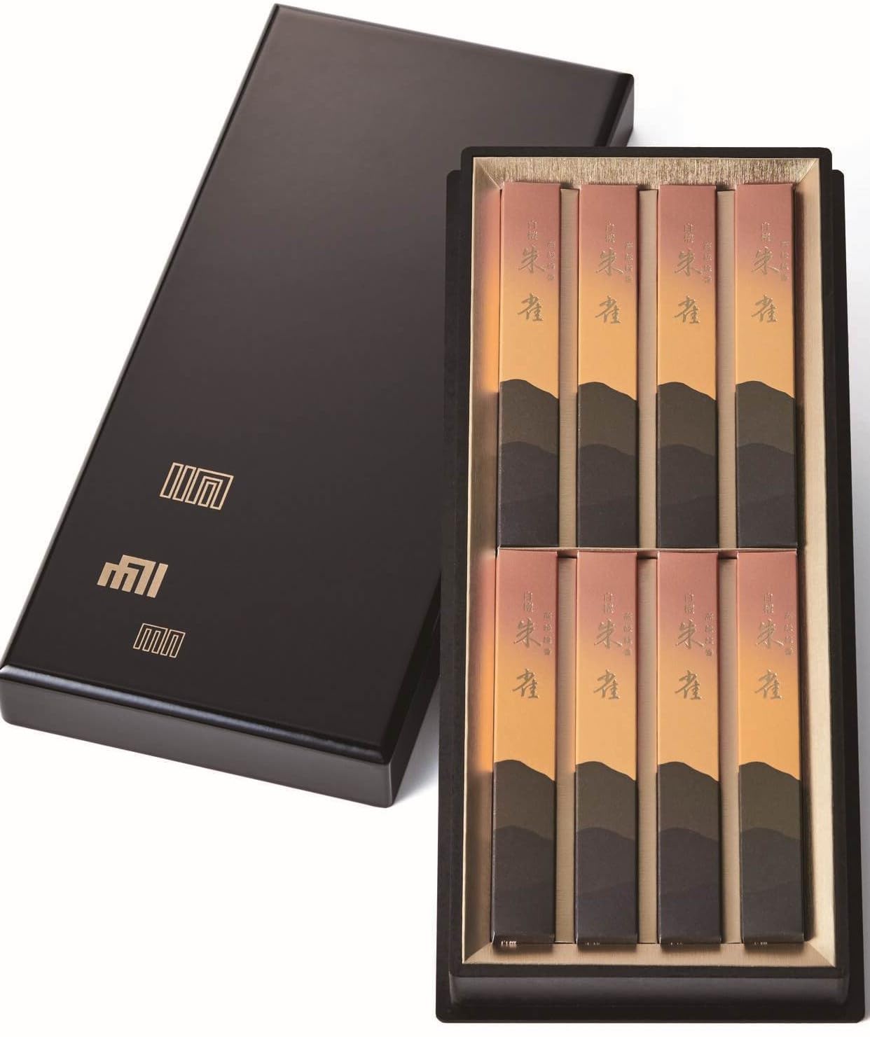 

Gyokushodo Incense Sticks, Sandalwood, Suzaku, Short, 8-Box Set, Lacquered Box #6535