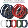 Protective Case + Scale Ring Bezel For Samsung Galaxy Watch8 Classic 46mm Silicone SmartWatch Shockproof Protector Shell 7
