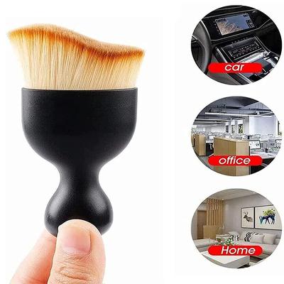 Car Interior Cleaning Brush With Cover Car Detailing Soft Bristles Cleaning Tools Dust Cleaner Brushes For Auto