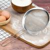 Handheld Manual Flour Powder Icing Sugar Sifter Cup, Stainless Steel Flour Sifter, Kitchen Home Baking Pastry Tool