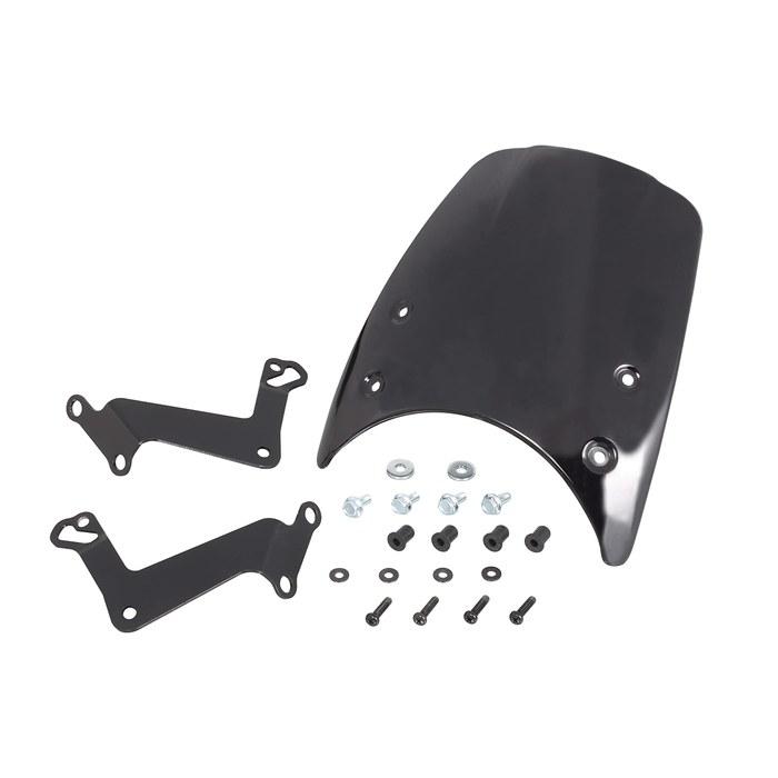 KITACO Aero Visor (Type 2/Dark Smoke) Monkey 125 (JB02/JB03/JB05) Dax 125 (JB04/JB06) Polycarbonate 670-1300200 Black