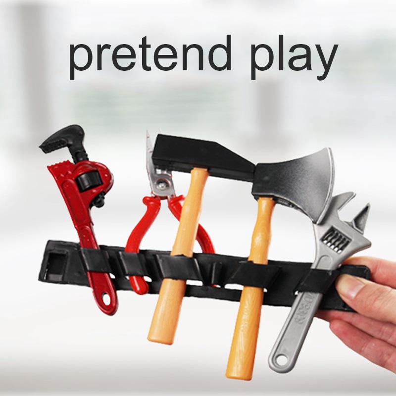 Outils de Réparation de Simulation pour Enfants Jouets en Plastique pour Garçon Outils de Maintenance Tournevis Marteau Pince Jeux de Jeu de Rôle pour Enfants TMZ