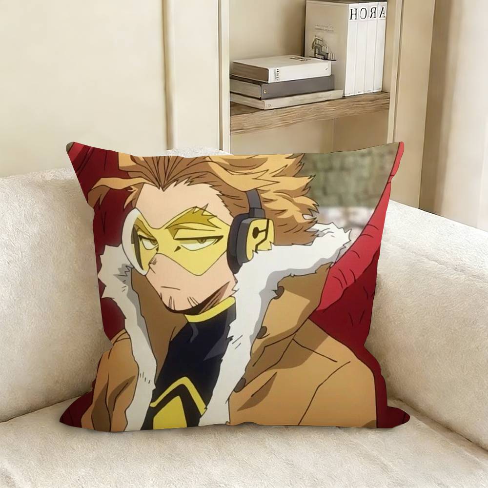 BNHA Hawks MMHA Pillow Case Living Room Sofa Cushion Cover Suitable For Home Bedroom Room Decoration