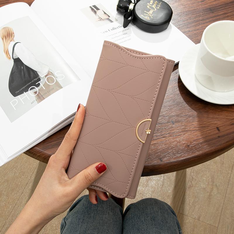 

Длинный женский кошелек 2025: Новый стильный дизайн, небольшой свежий кошелек для монет и клатч