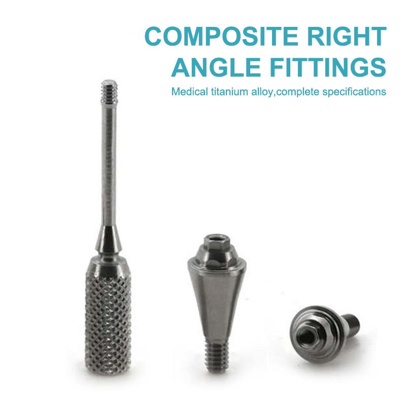 1Pcs Dental Multi Unit Prosthetic Screw Rustproof Titanium Straight Abutment for Neo Biotech Implant Treatment Use