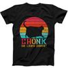 Chonk Black Cat Oh Lawd Comin Best Seller Funny Gift Tee Black T Shirt 368