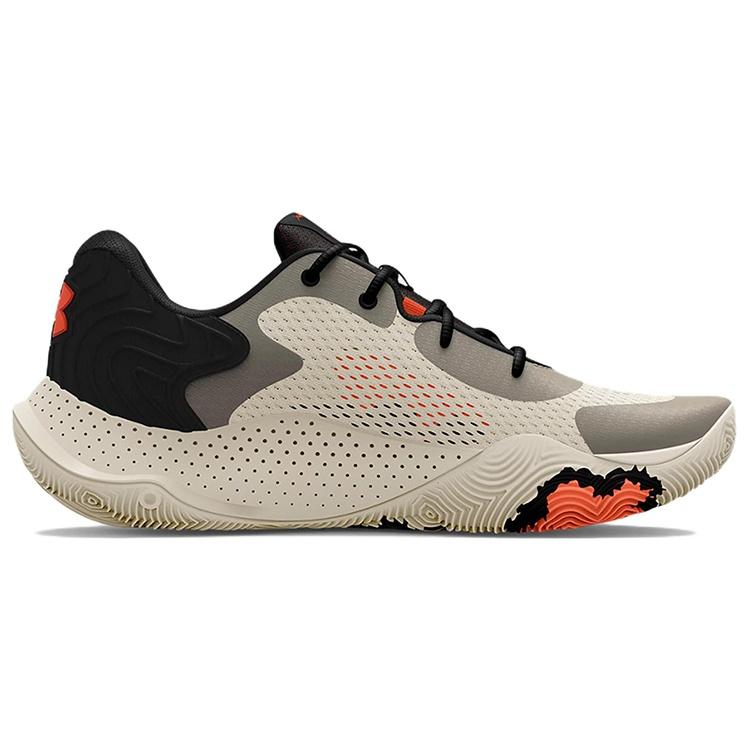 Under Armour Spawn 4 Comfortable Round Toe Fabric Cushioning Slip Resistant Abrasion Resistant Breathable Unisex 3024971-101