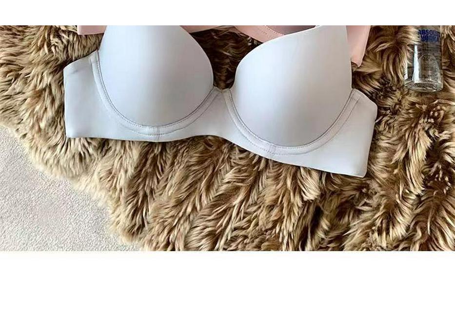 Sujetador Push-Up Sin Costuras Estilo Sudeste Asiático - Para Mujer, Copa Fina, Con Aros Cómodo, Diseño Suave de Una Sola Pieza