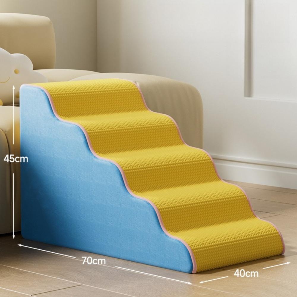 2026 Designer Pet Dog Stairs Ramp Non-Slip Pet 2/3 Steps for Small Old Dogs Sofa Bed Sofa Bed Ladder Cat House