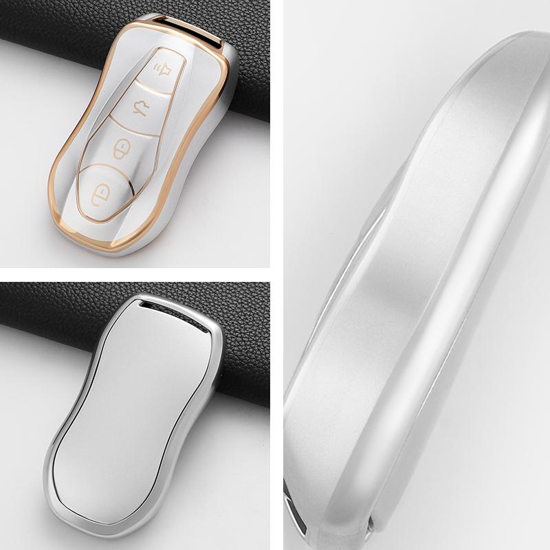 Soft Tpu Car Key Case Cover Shell Fob For Geely Azkarra Tugella Fy11 Atlas Pro New Emgrand Gs X6 Suv Ec7 Accessories