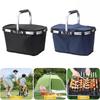Folding Insulated Bag Portable Shopping Basket New Insulated Basket  Outdoor