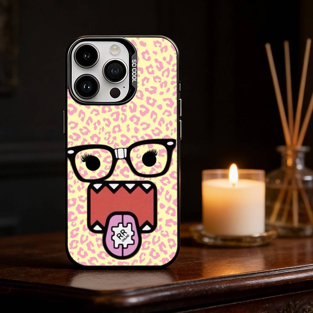 Cute Domo-kun Phone Case Phone Case For iPhone 17 16 15 14 13 12 11 Pro Max Plus Silver Matte Black Cover