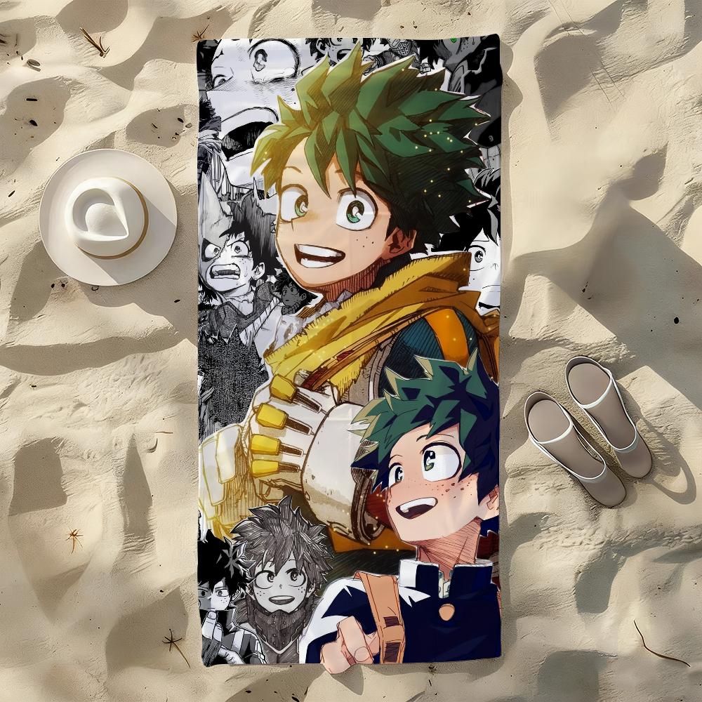 My H-Hero A-Academia D-Deku Towel For Swim Yoga Gym Quick Drying Soft and skin-friendly Beach Towels All-Season