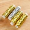 200 Meters /roll Cross Stitch Thread Sewing Tools DIY Gold Silver Line String Bobbin Handmade Crafts Accessories