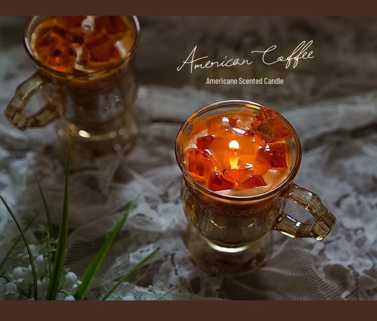 High-End Coffee Scented Candle Cup - Unique Fragrance Souvenir Gift