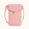 Fashion Touch Screen Women Cell Phone Bag Shoulder Transparent Card Holders Girl Handbag Ladies PU Leather Clutch Wallets Purse