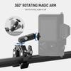 NEEWER Super Clamp with Ballhead Magic Arm, Cold Shoe, Phone/Action Camera Mount Adapter Compatible with SmallRig GoPro DJI