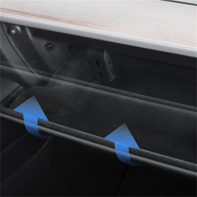 Glove Box Flocking USB HUB Adapter Quick Charger For Tesla Model Y 21-24