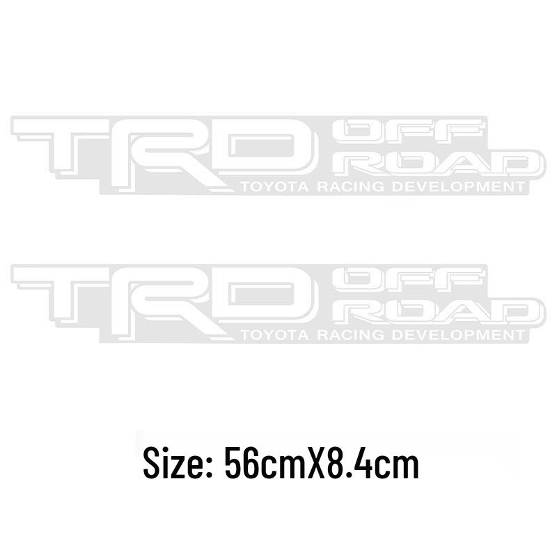 Набор из 2 наклеек TRD 4x4 Off-Road для модификации кузова пикапа Toyota Tacoma/Tundra