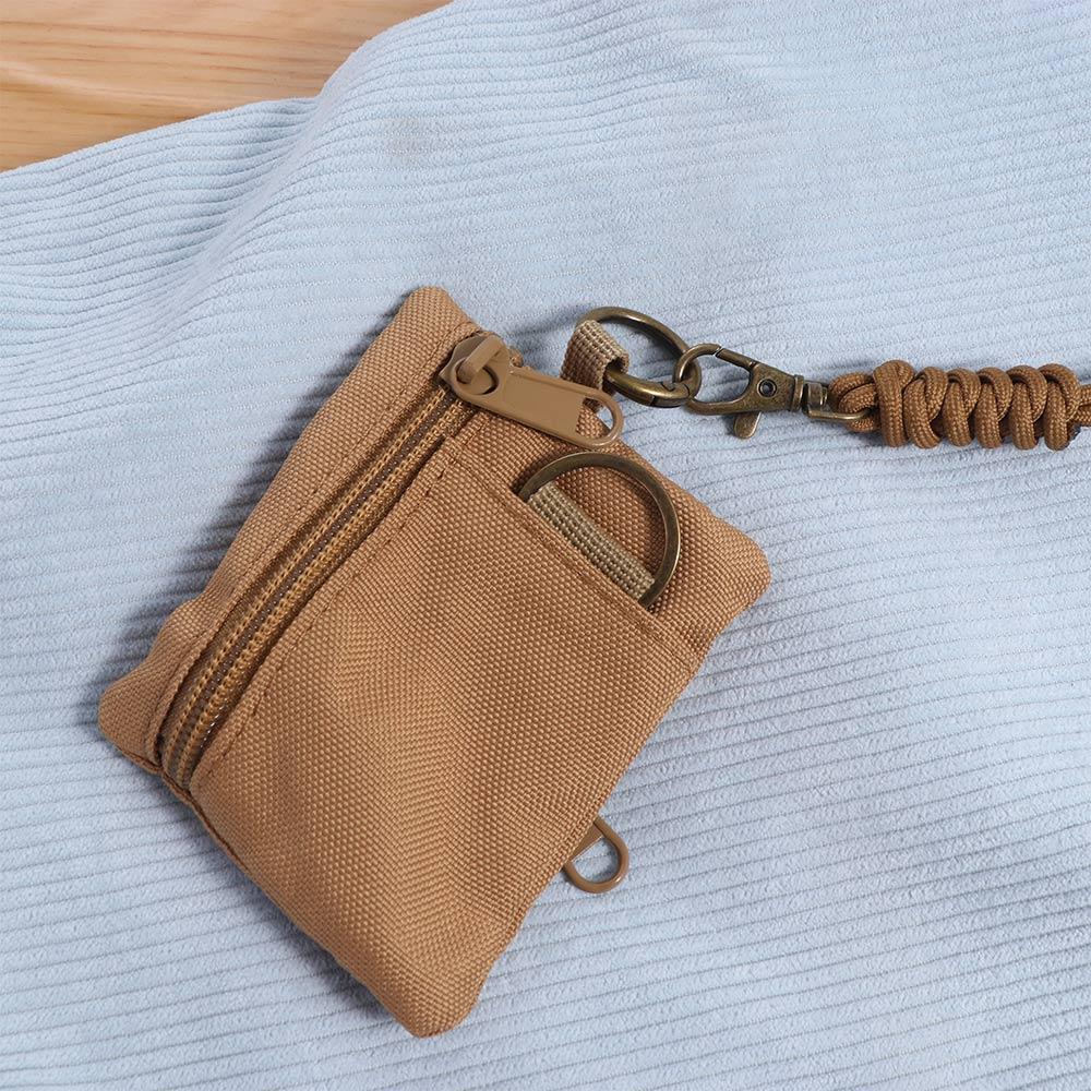 Casual Hanging Neck Coin Purse Square Small Card Holder Convenient Oxford Cloth Mini Wallet  Sports