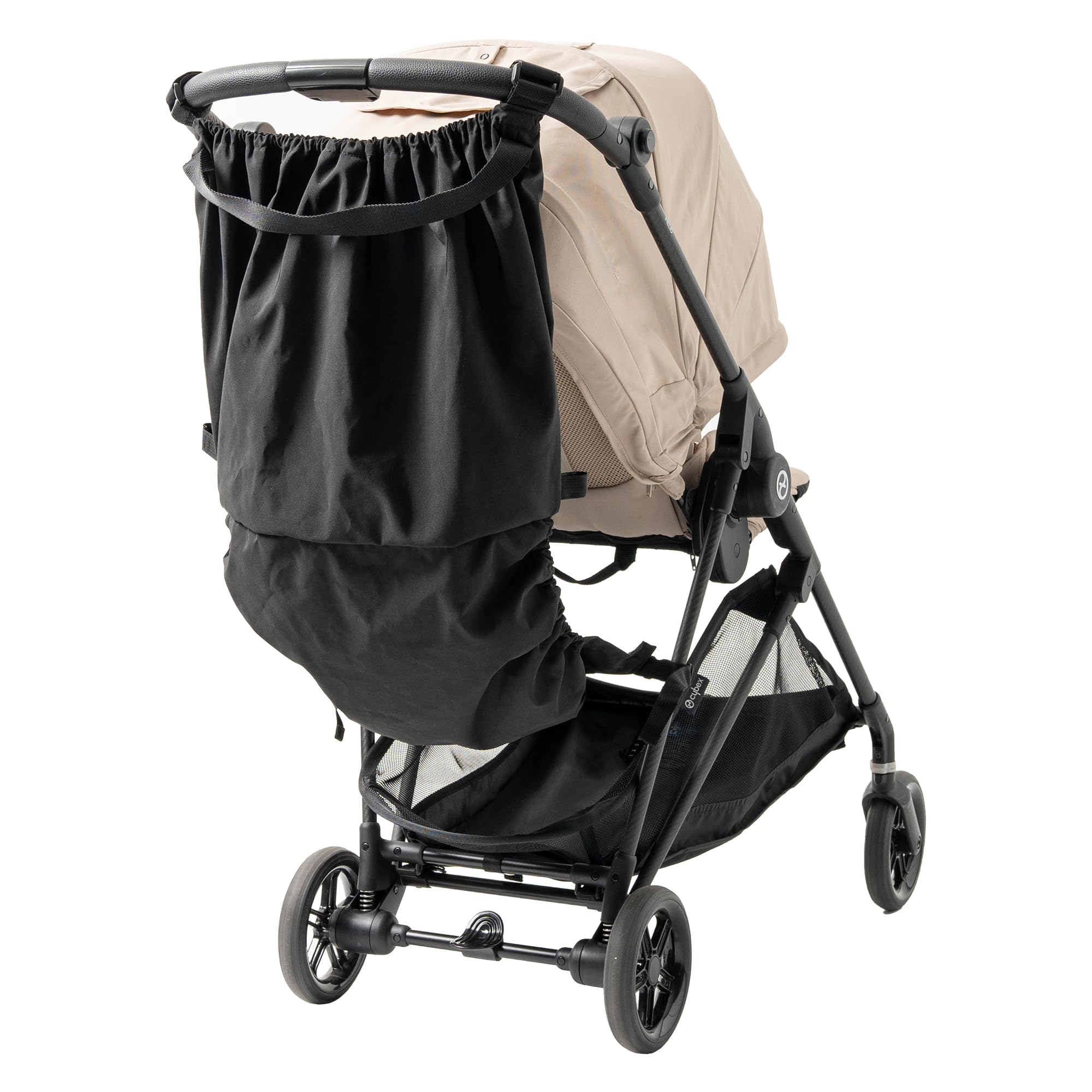 

[plunmoln] Stroller Under-Bag [Transforms into a Tote Bag in 5 Seconds] 25L Large Capacity Storage, Water-Repellent, and 3-Way