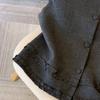2025 Grey Ear-Side Cape Vest: Stylish High-End Autumn Short Jacket