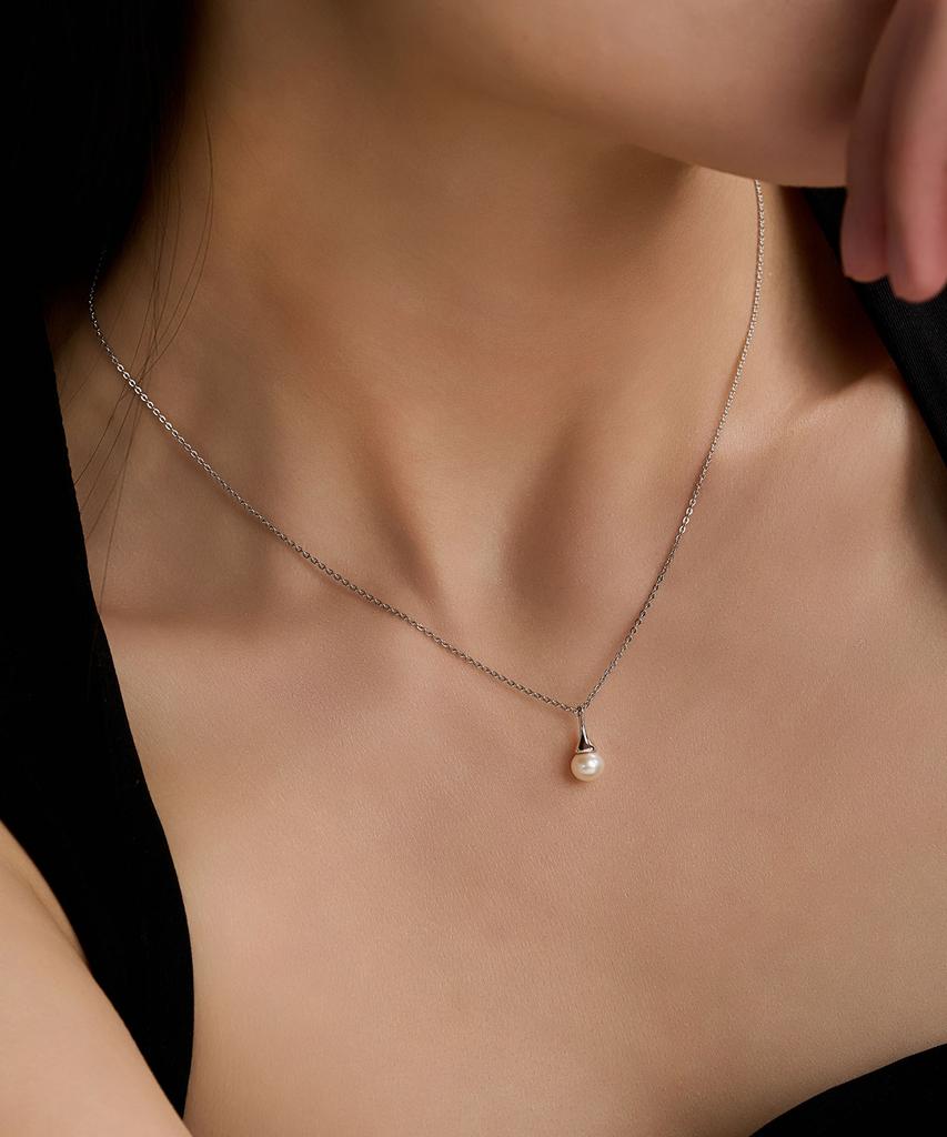 Lloyd 925 Silver Freshwater Pearl Waterdrop Necklace Llns60845S