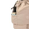 Drawstring Backpack with Dual Zipper Compartment Lightweight Casual Bag Unisex Gym Travel School Backpack