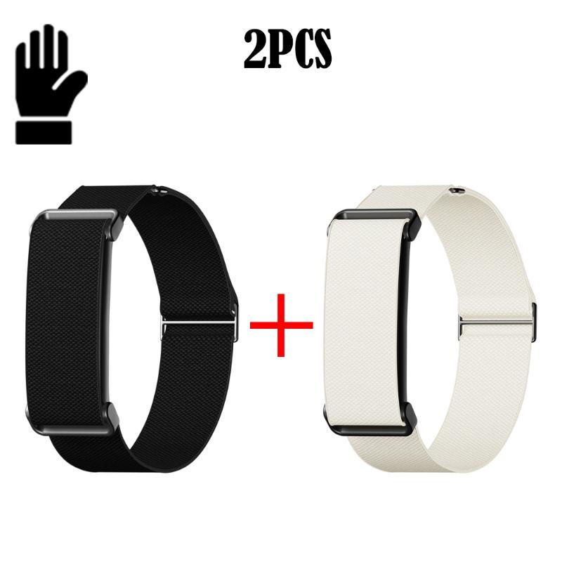 Sport Nylon Wristband + Armband Combo for Google Fitbit Air Integrated Metal Frame Strap Adjustable Sliding Buckle Sport Band