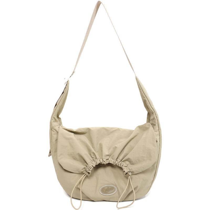Nylon Fabric Dumpling Bag Simple Cycling Sports Bag Crossbody Bag College Students Class Crossbody Bag