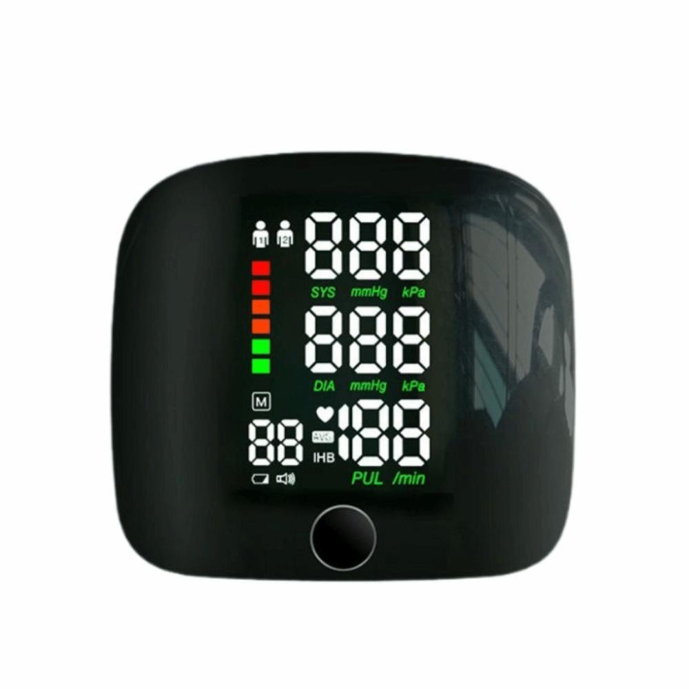 Smart Touch Heart Rate Monitor LCD Screen Sphygmomanometer  for Home Use