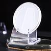 10Pcs Acrylic Stand Coin Display Easel Stand Small Shelf Collectible Game Card Holder Coin Capsule Badge Medal Holder