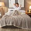 LISM Thick Winter Double-Layer Flannel Plush Blanket
