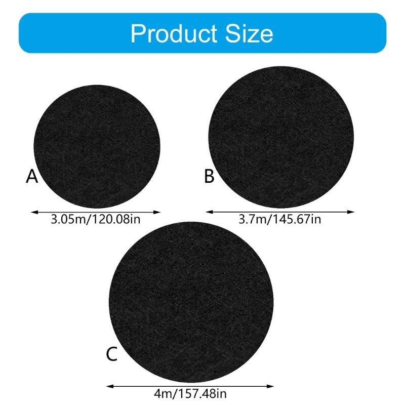 Thickened Round Pool Liner Pad for Above Ground Swimming Pool Swimming Pool Ground Cloth Above Ground Pool Mat