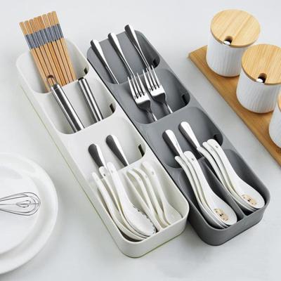 Kitchen Drawers, Dustproof Chopsticks, Knives, Forks, Spoons, Divided Tableware Sorting Rack, Multifunctional Storage Box, Kitchen Supplies