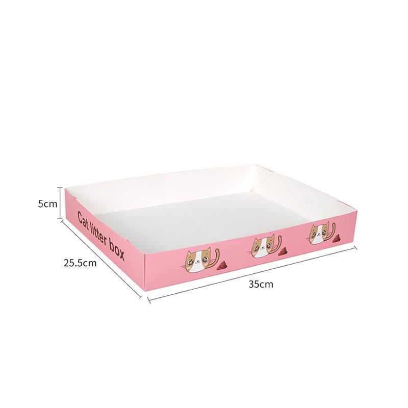Foldable Disposable Cat Litter Box for Travel and Outdoor Use