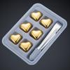 Stainless Steel Ice Cubes Set Cooling Blocks Fast with Non-Slip Pliers Reusable Chilling Whiskey Stones