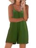 2026 Solid Color Women's Strappy Jumpsuit - Summer Casual European American Style Romper Pants