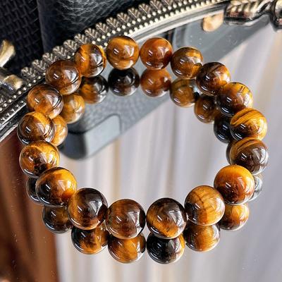 Maillard Wind Autumn And Winter Boutique Natural Tiger'S Eye Stone Bracelet Bracelet